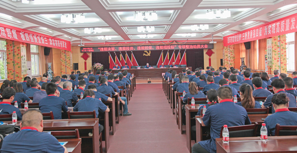 公司召開“違規(guī)決策、違規(guī)投資、違規(guī)擔(dān)保、違規(guī)招投標(biāo)”專項(xiàng)整治動(dòng)員大會(huì)