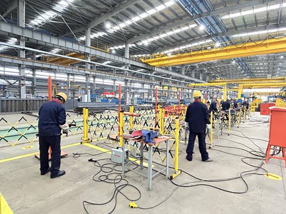 公司舉辦電焊工、電工技術(shù)比武